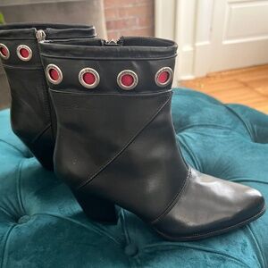 Harley Davidson women’s black leather boots - ladies size 7